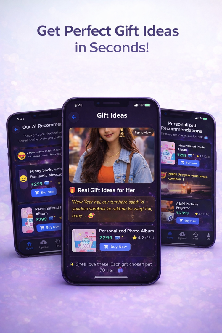 SnapGift AI Upload Screen
